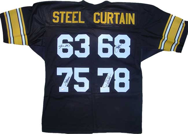 Steel Curtain Autographed Jersey (unFramed)