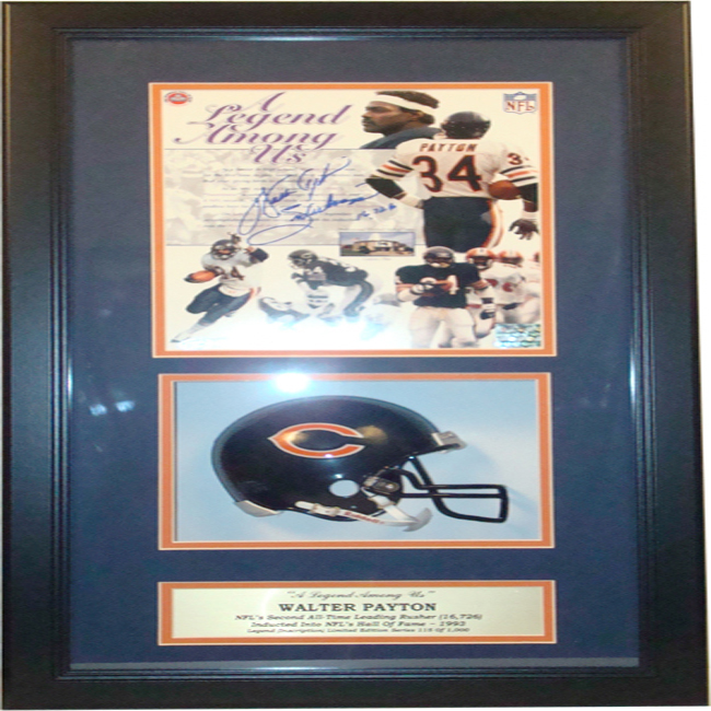 Walter Payton Signed Autographed 8x10 Photo