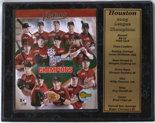 Houston Astros 2005 League Championship Photograph with