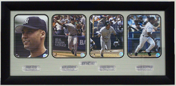 Framed New York Yankees Babe Ruth Jersey Display