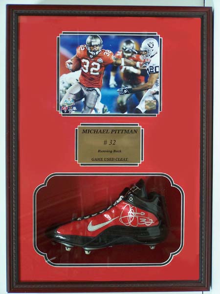 49ers Five Time Superbowl Champions Autographed Photograph Including a 16  x 20 Photograph and Engraved Name on Mat in a 22 x 26 Deluxe Frame