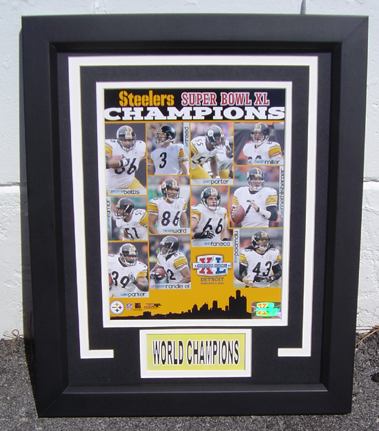 ES829 Pittsburgh Steelers - Rams Super Bowl Celebration 8x10 11x14 16x20  Photo